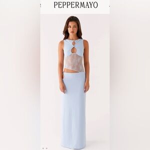 Peppermayo Sky Blue Maxi Dress